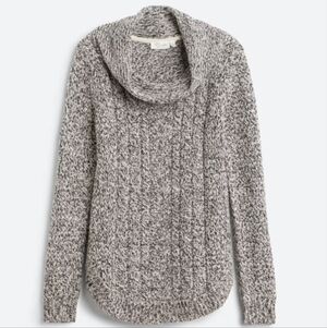 RD Style Harriette Cable Cowl Neck Sweater Size Large